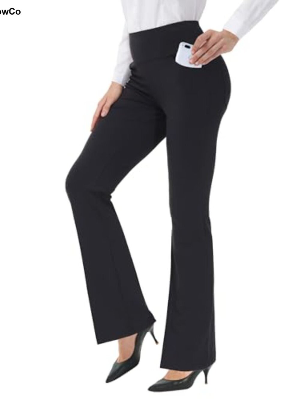 High Waist Bootcut Yoga Pants Flare Leggings Stretch Workout Dress Pants